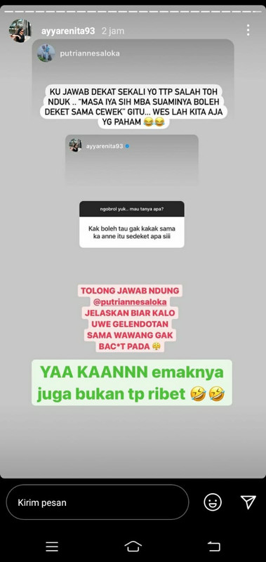 Ngadu ke Putri Anne, Ayya Renita dapat balasan begini