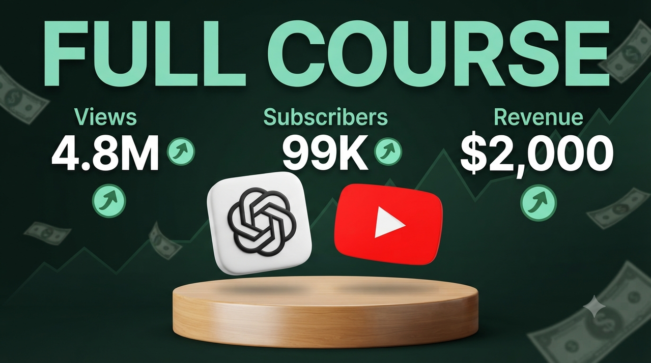Result of: ChatGPT + YouTube: The Ultimate Full Course for Content Creators