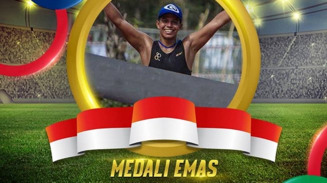 Atlet modern pentathlon Indonesia, Muhammad Taufik.