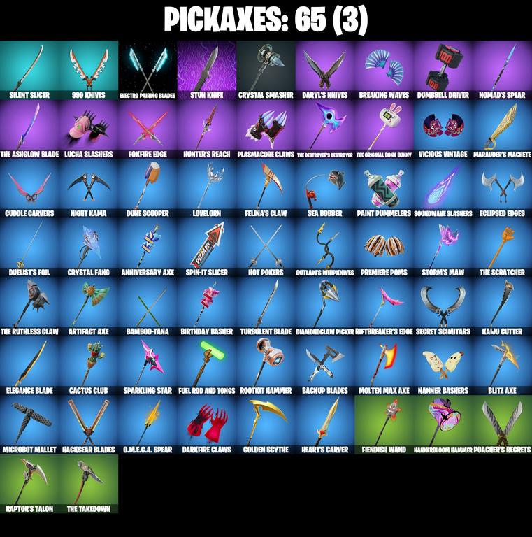 pickaxes comp