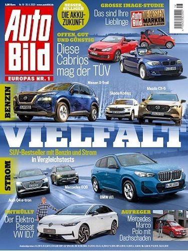 Cover: Auto Bild Magazin No 16 vom 20  April 2023