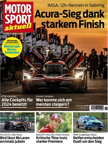 Motorsport aktuell Magazin No 15 vom 20  März 2024