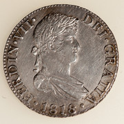 8 Reales 1818. Fernando VII. Sevilla PAS4984