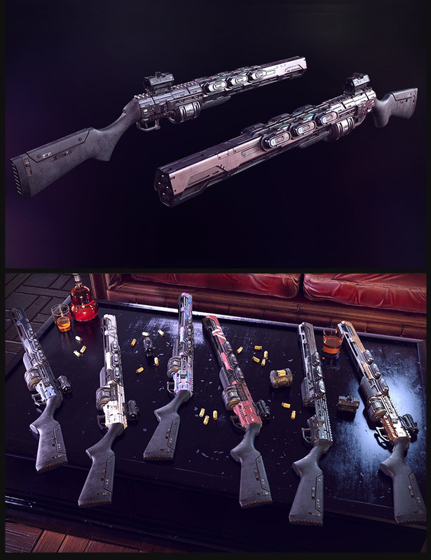 Cyberpunk Shotgun Cyberpunk Shotgun