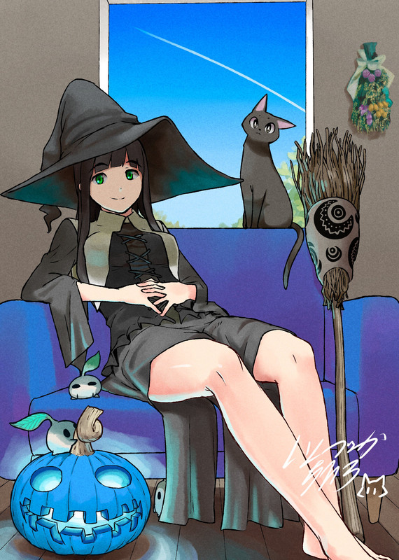kowata-makoto-and-chito-flying-witch-drawn-by-ishizuka-chihiro-023559e215941d98131145e9241fff41-1