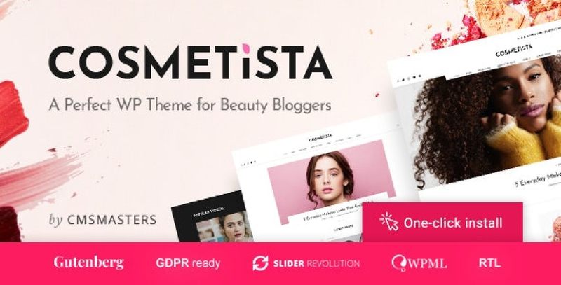 Cosmetista – Beauty & Makeup Theme WordPress
