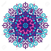 63118754-vector-hand-drawn-blue-and-purple-oriental-mandala-ethnic-doodle-mandala-with-colorful-orna