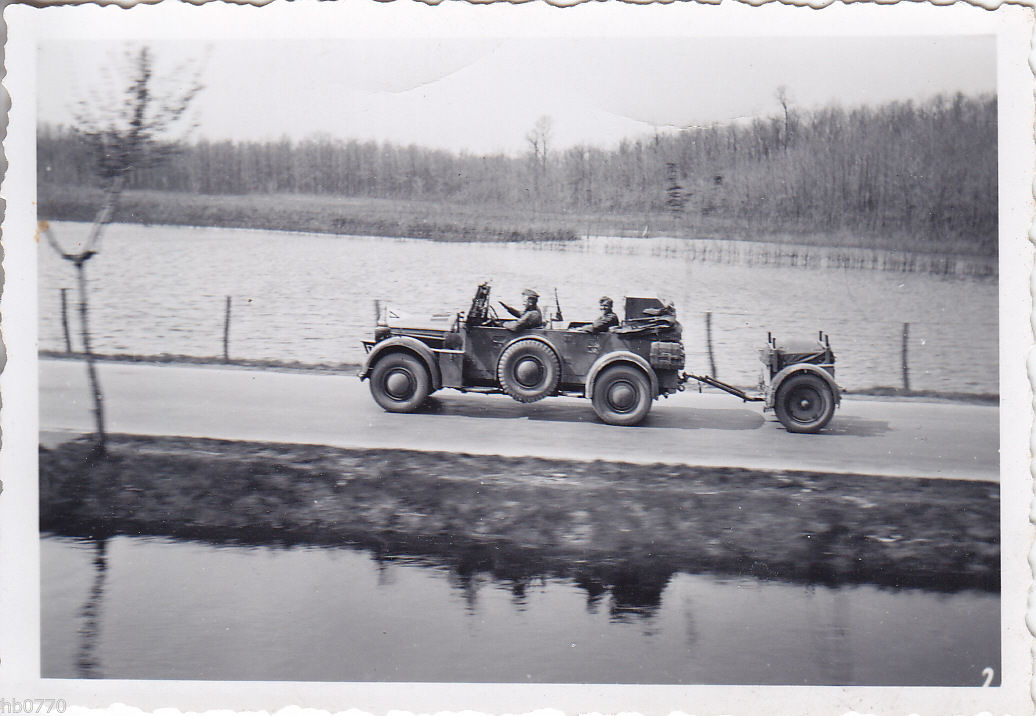 Wehrmacht SDKFZ mit Anhänger