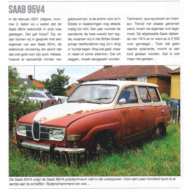 artikel Saab 95V4