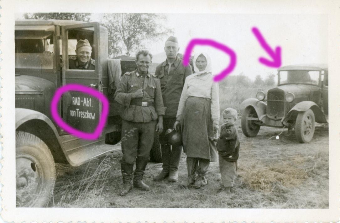 Russland Beute LKW Camion Truck Ostvölker RAD