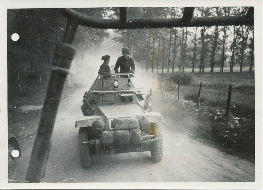 2.Wk Panzer Tank Panzermann Spähwagen Barett