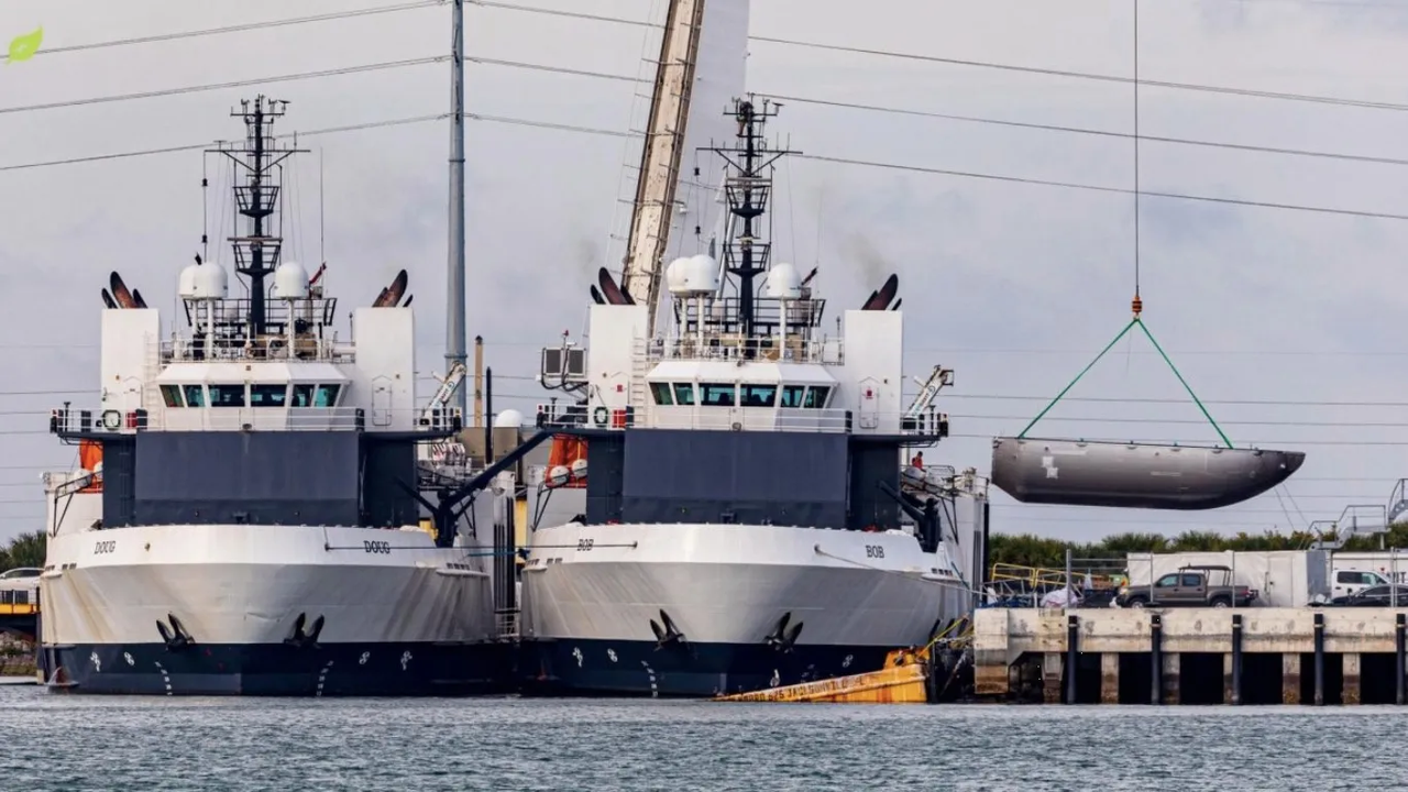 Nave de SpaceX se dirigió mar adentro para lanzar un Falcon 9 prescindible