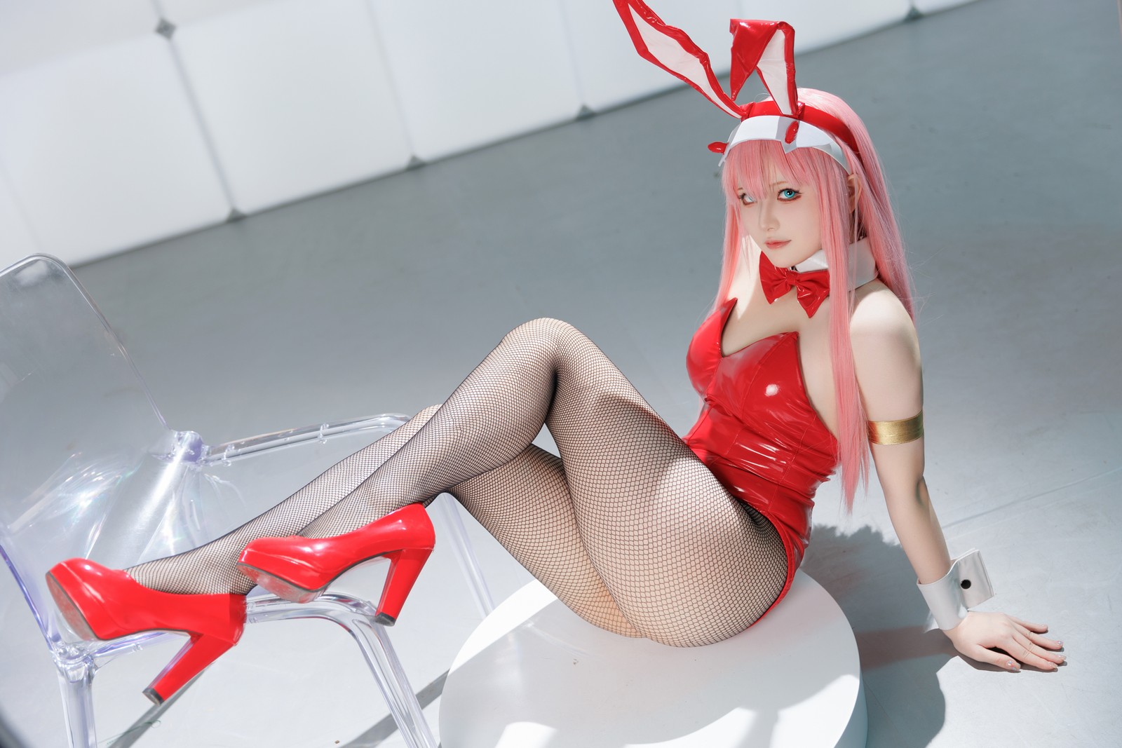 屿鱼 Yuyu Zero Two Cosplay 写真图集｜Darling in the Franxx 高清摄影（39P｜356MB）插图6