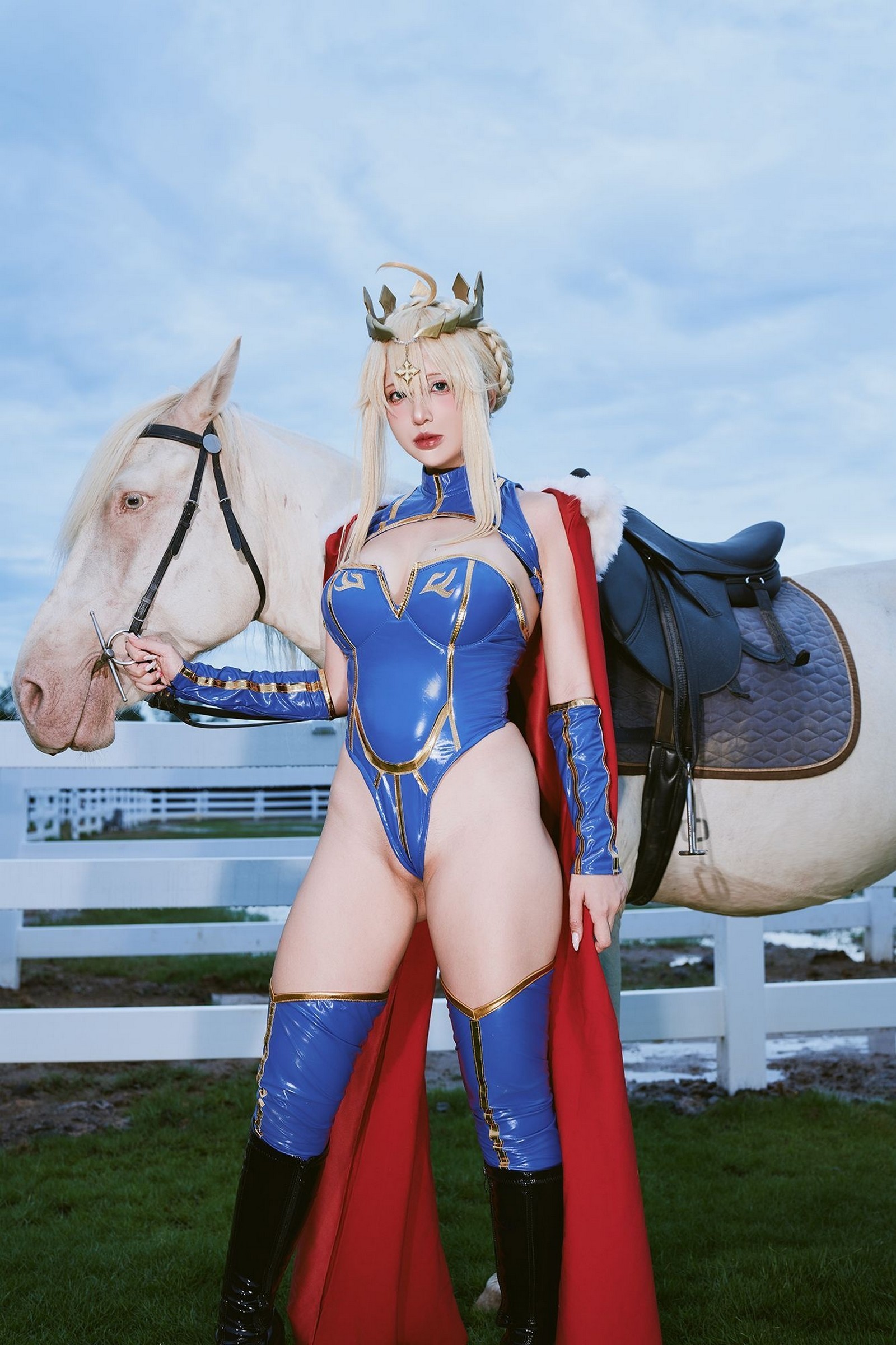 Puy Puy – Artoria Lancer Fate/Grand Order Cosplay 写真+视频（180P+22V-496MB）插图7