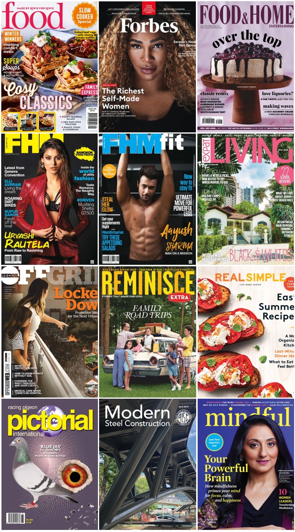 50 Assorted Magazines - June 29 2019