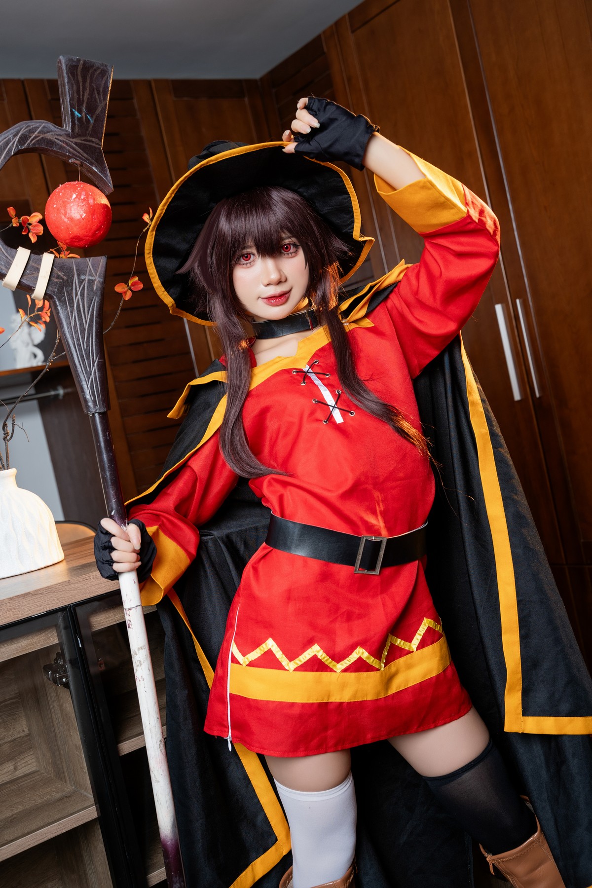 PoppaChan Megumin Cosplay (Konosuba) – 128 Photos 12 Videos 1.01GB插图1