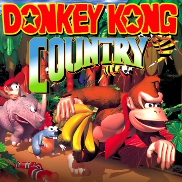 Donkey Kong Country 1 box art