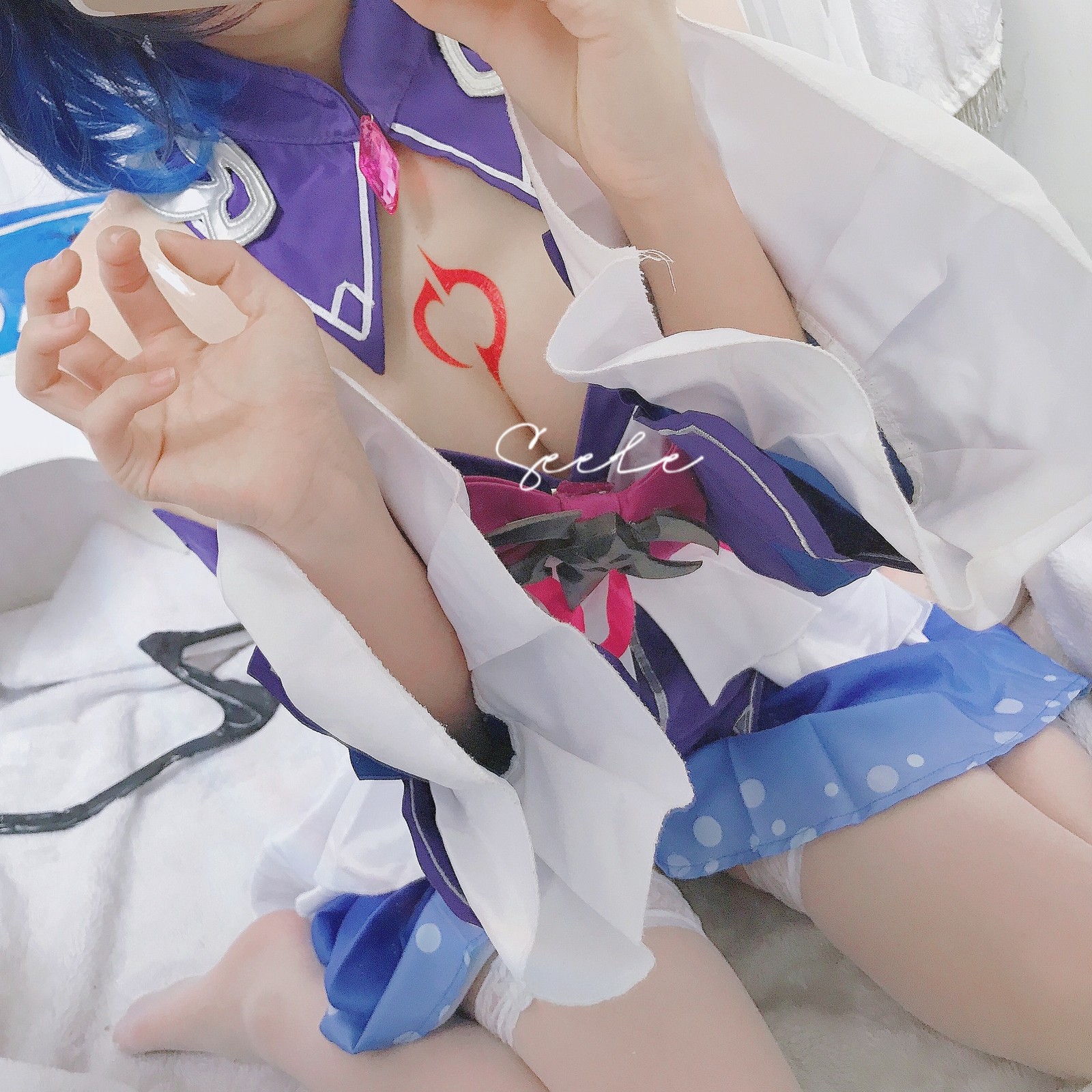 Seele麦麦希儿幻海梦蝶写真集｜梦幻蓝色系高清图集（168P-229.3M）插图6