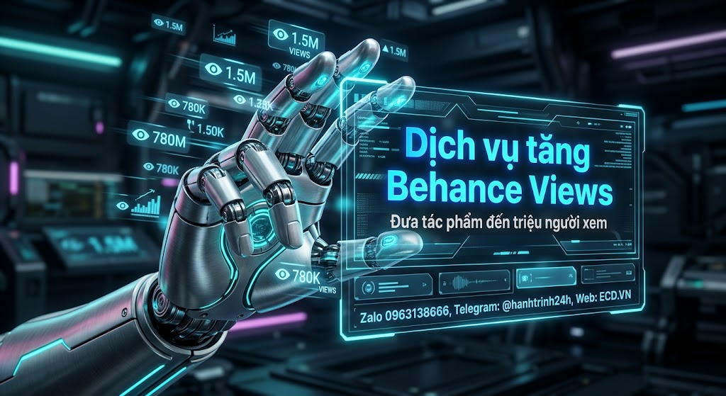 tăng behance views tự nhiên tăng like