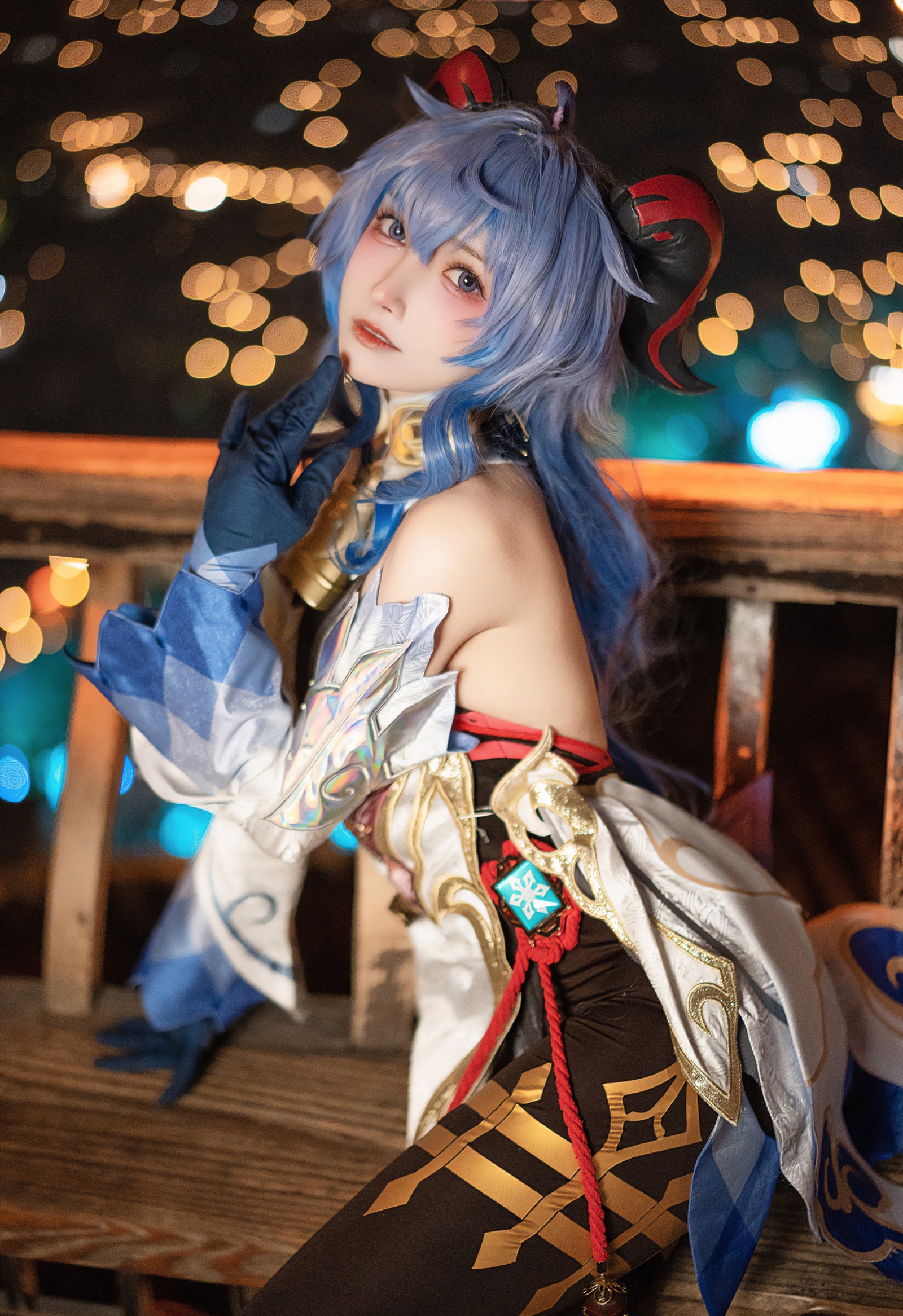 一千只猫薄禾写真 – 原神 甘雨 Cosplay 高清写真套图（16P / 38MB）插图8