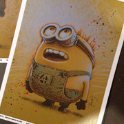 Minions prints by portrait artist Alan Fore