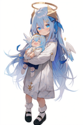 __Blue_hair_blue_eyes_little_girl_saint_god_avatar_fantasy_inno_c2d7e657-9c1d-4064-84b3-b1c826aa2c2b