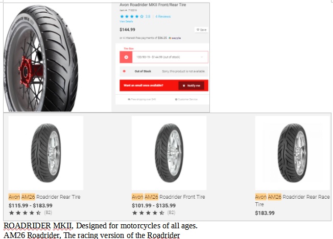 Tire Sizing for WM3 18" Rim?