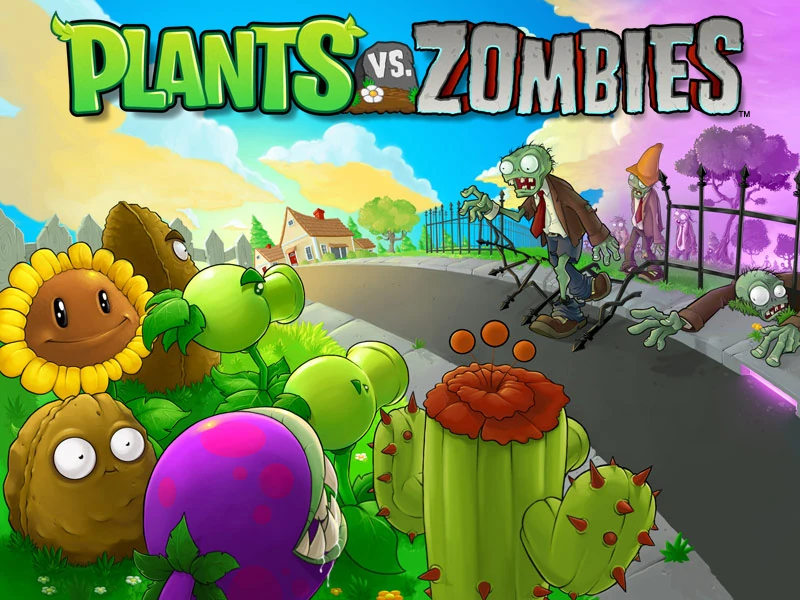 Various Plants from Plants vs. Zombies