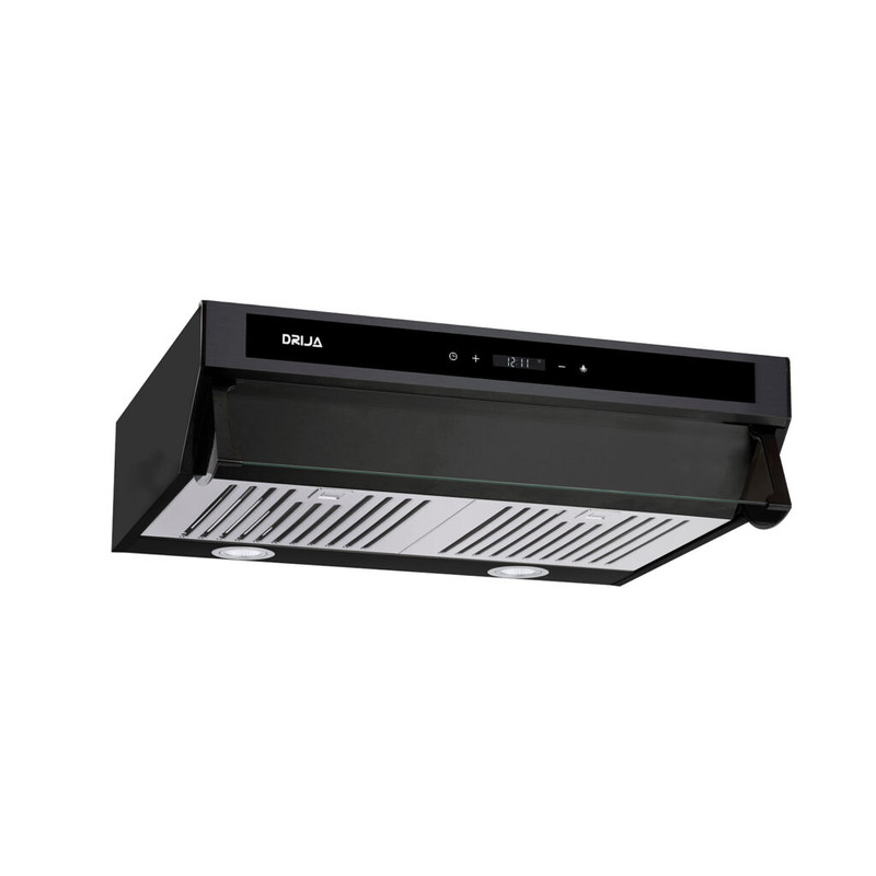 Extractor de Grasa Drija Slim Touch 60 Black con panel digital táctil y diseño delgado.