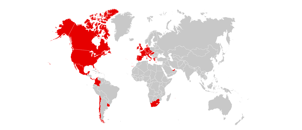 World Map - Engel & Völkers