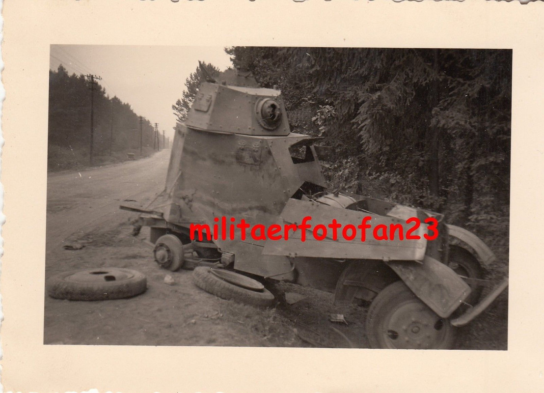 Wehrmacht Vormarsch zerstörter polnischer Schütz