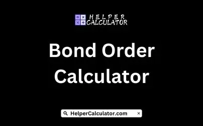 Bond Order Calculator