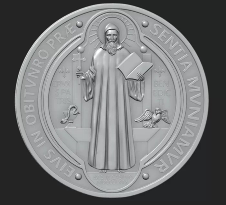Saint Benedict Medal – 3D Print Model