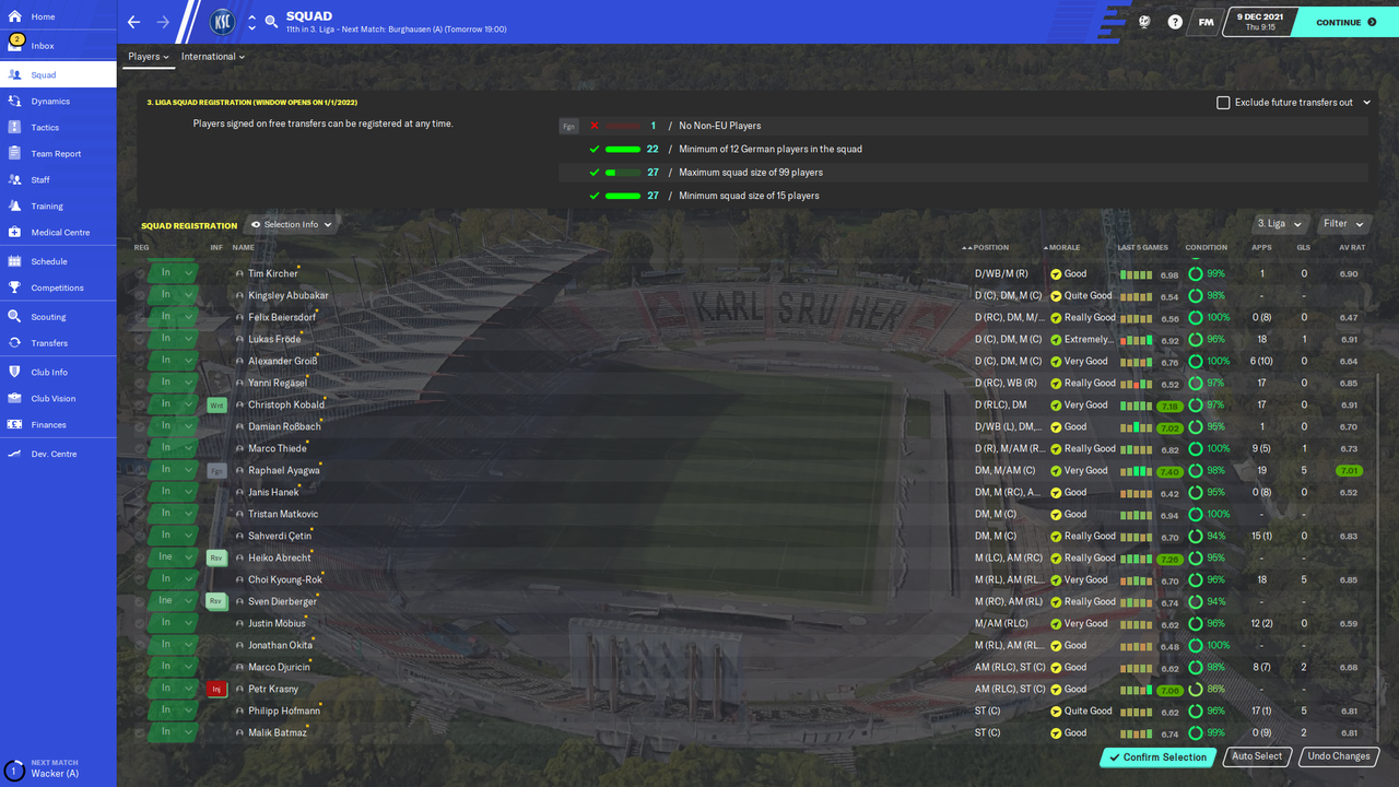 Karlsruher SC_ Registration