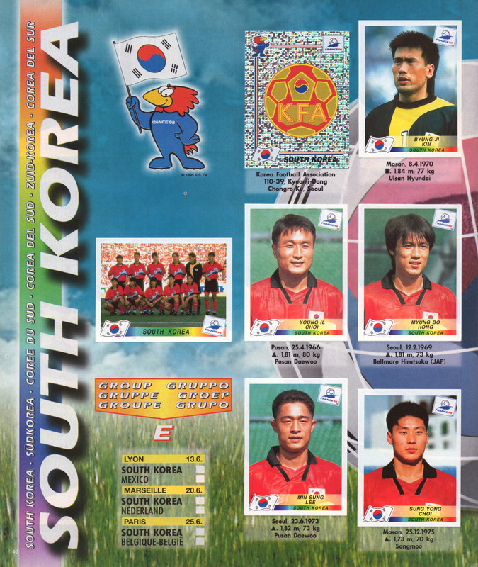 FIFA World Cup 1998 France (Panini) 42