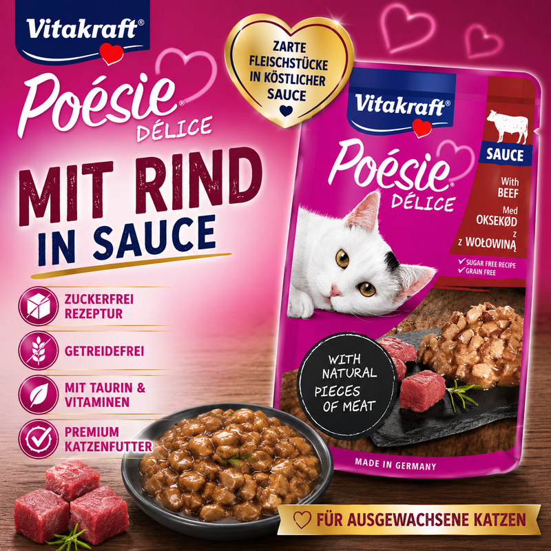 Vitakraft Poésie Délice Rind