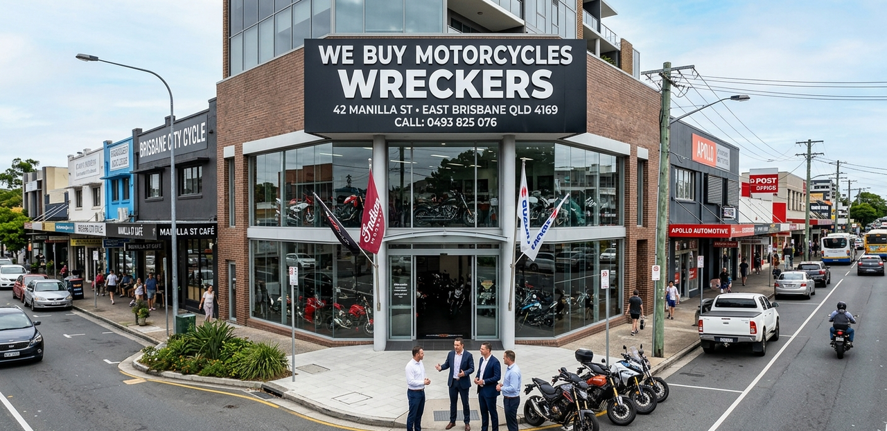 We Buy Motorcycles Wreckers East Brisbane store