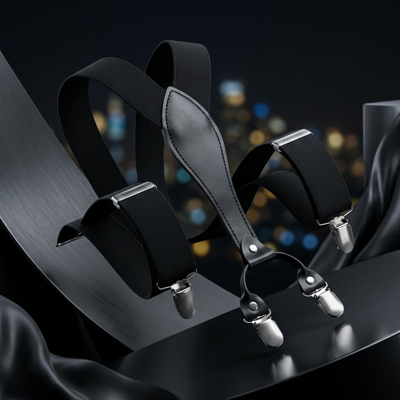 Modern men’s accessories with detailed textures and sharp visual clarity