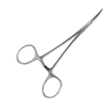 Pinza hemostática mosquito 12.5 cm curvo s/ diente
