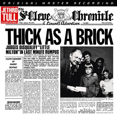 Jethro Tull - Thick As A Brick (1972) [1985, MFSL Remastered, CD-Quality + Hi-Res Vinyl Rip]