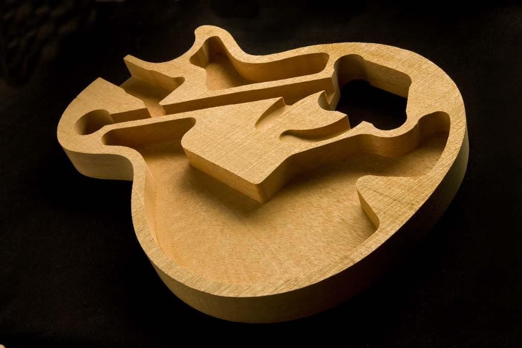 GibsonDarkFireLesPaulChamberedBody