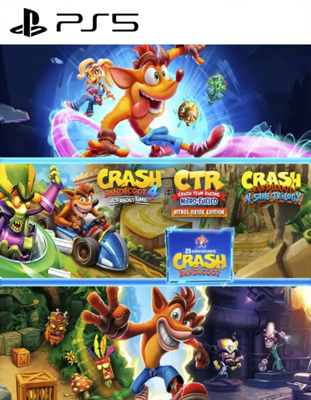 CRASH BANDICOOT CRASHIVERSARY BUNDLE PS5