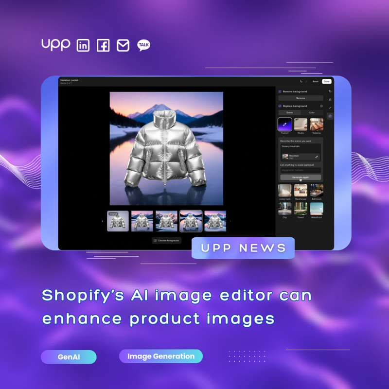 Shopify’s ‘Magic’ AI mage editor can make any product pics look professional.
