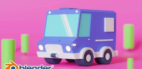 Blender 3D – Easy Cartoon Style Car Truck