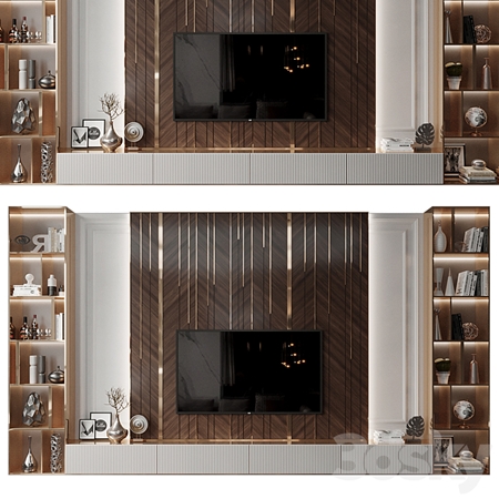 Plywood Tv Shelf KTV078