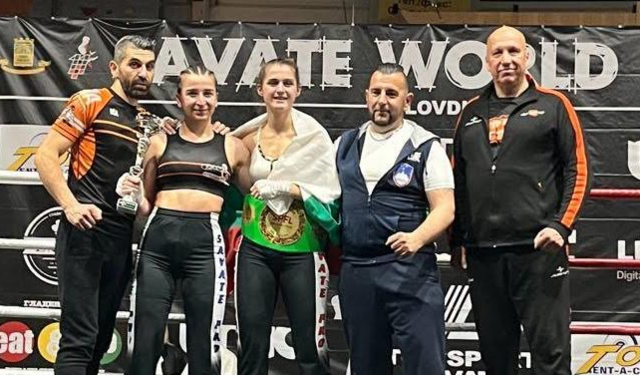 Габриела Ценкова с титлата на SAVATE PRO