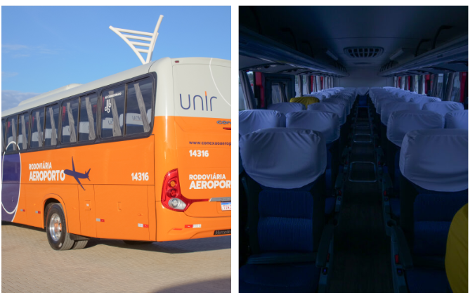 Llegar y salir del BH Airport en autobús es práctico y económico, - Aeropuerto de Confins: Minas Gerais - Sudeste de Brasil