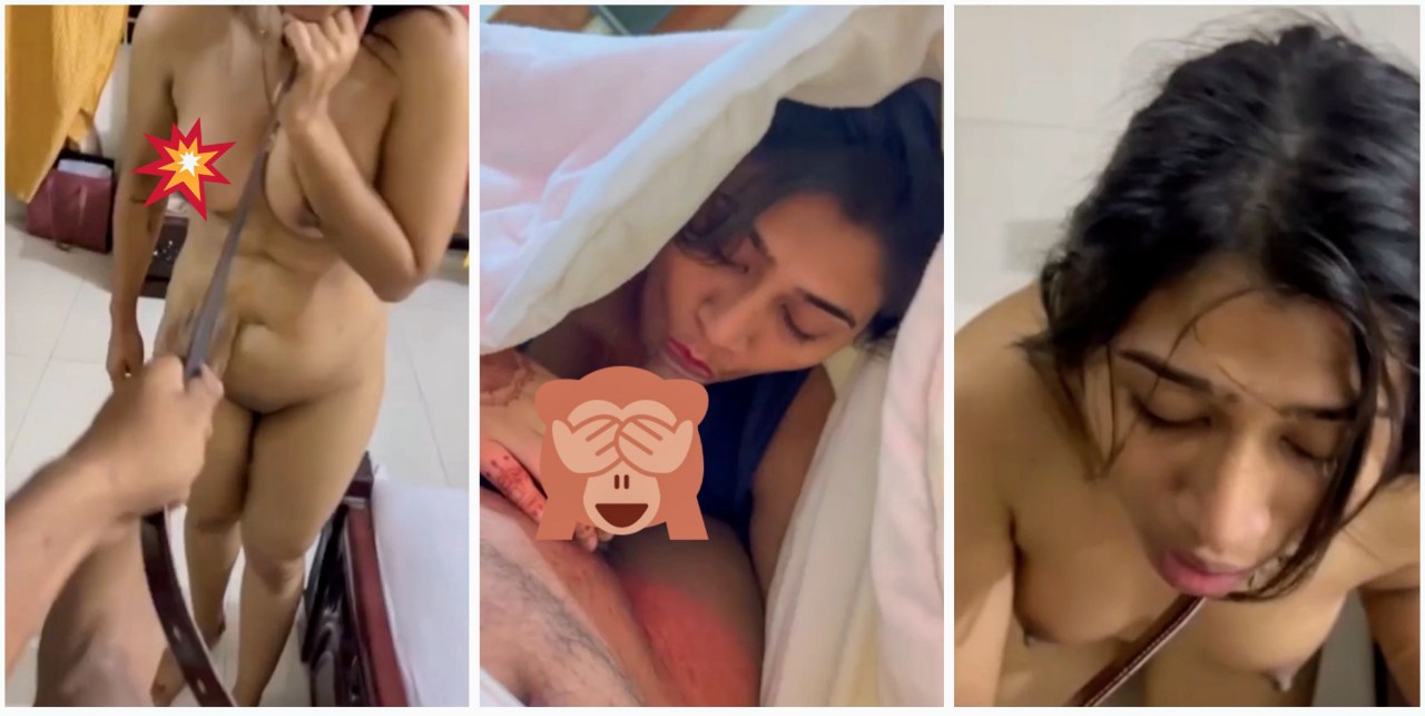 Horney desi girl BDSM hardcore roleplay giving bj