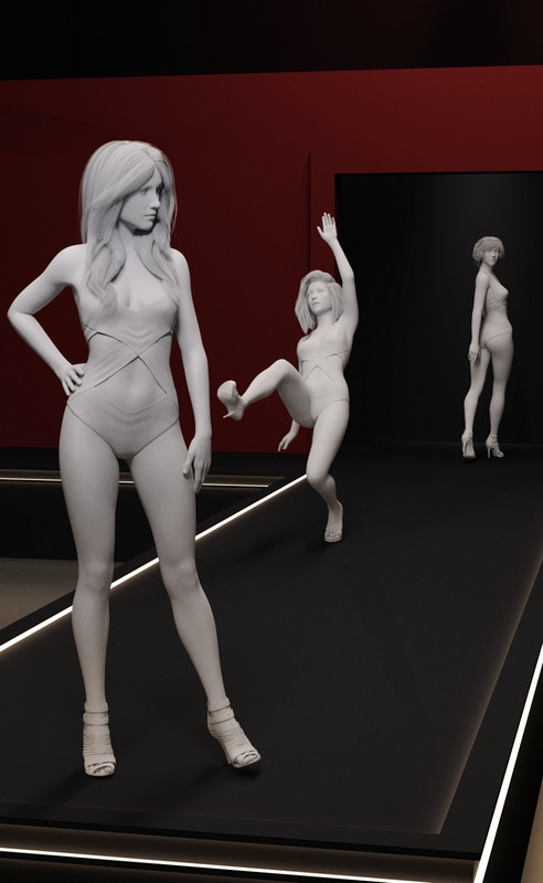 Well Heeled Poses for Genesis 3 and 8 Female