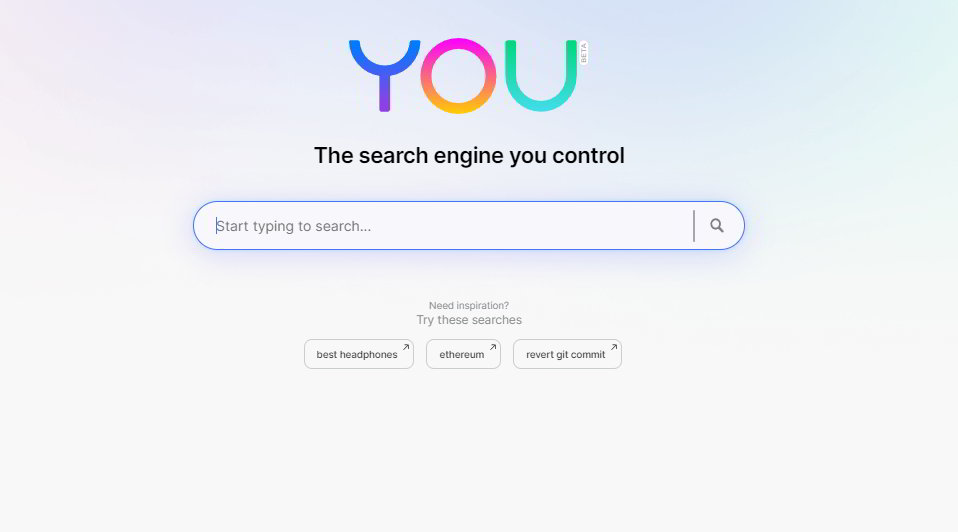 YOU, alternativa a Google e agli altri principali motori di ricerca
